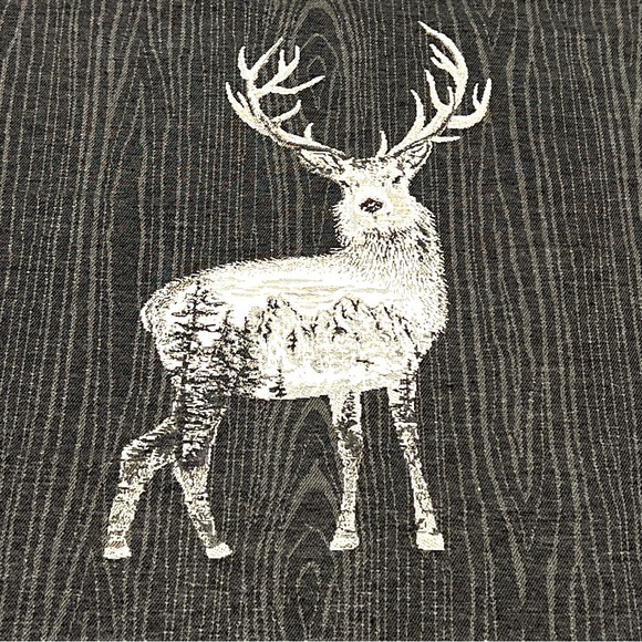 (5yds) Fabric Upholstery Drapery Tapestry Deer Elk Repeat Pattern 56”x5yds - Picture 1 of 6